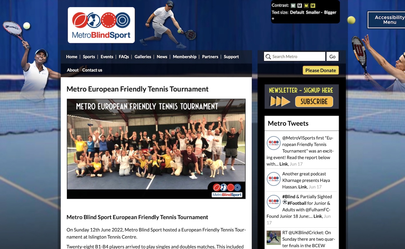 Metro Blind Sport racconta il trionfo di Real Eyes Sport a Londra