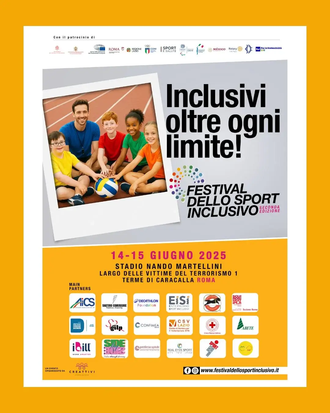 Real Eyes Sport all’evento sportivo inclusivo alle Terme di Caracalla